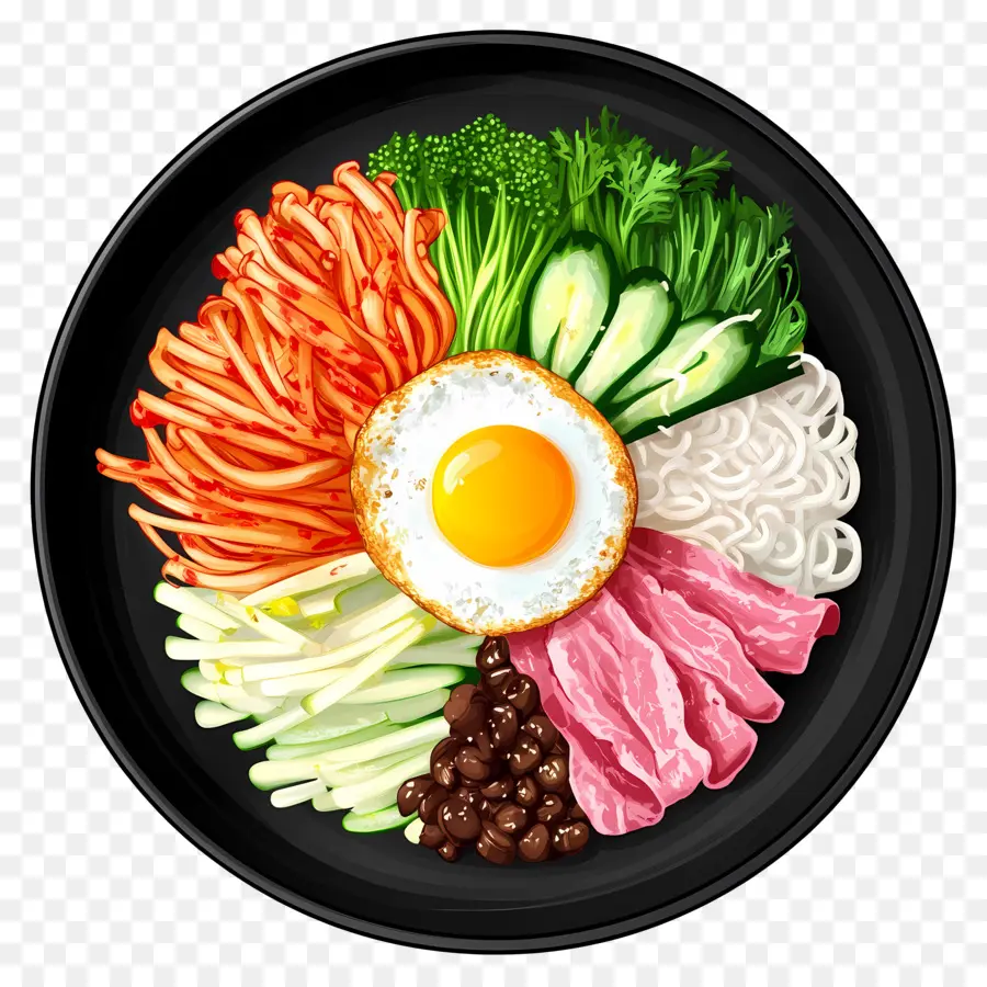 Bimbap Coreano，Bibimbap PNG