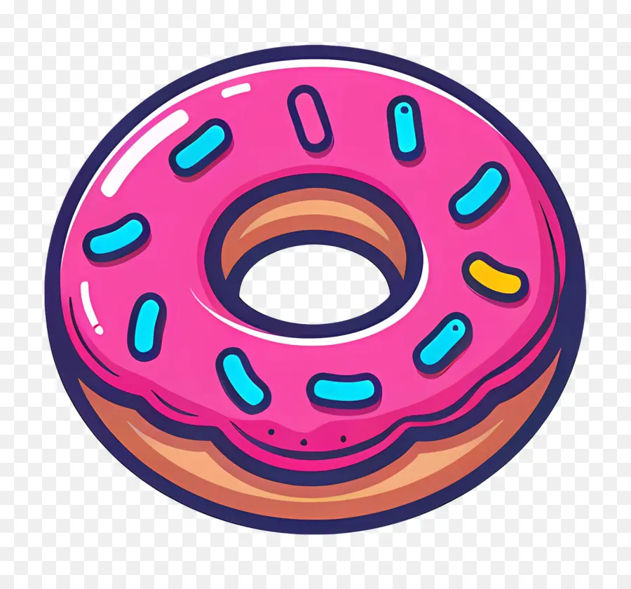 Donut Animado，Rosquilla PNG