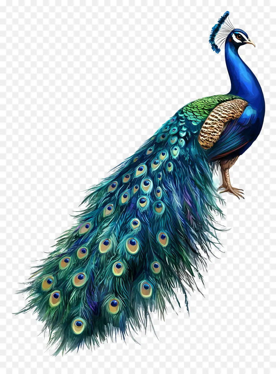 Pavo Real Animado，Pavo Real PNG