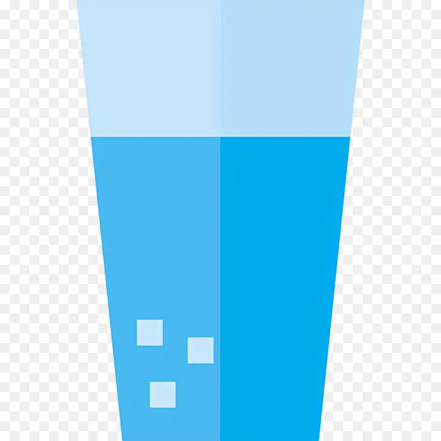 Vaso De Agua，Bebida Azul PNG