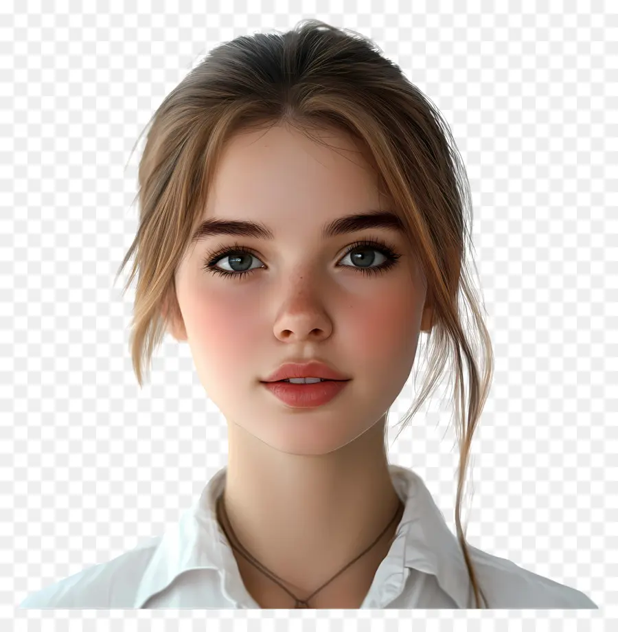 Chica Estudiante，Joven PNG