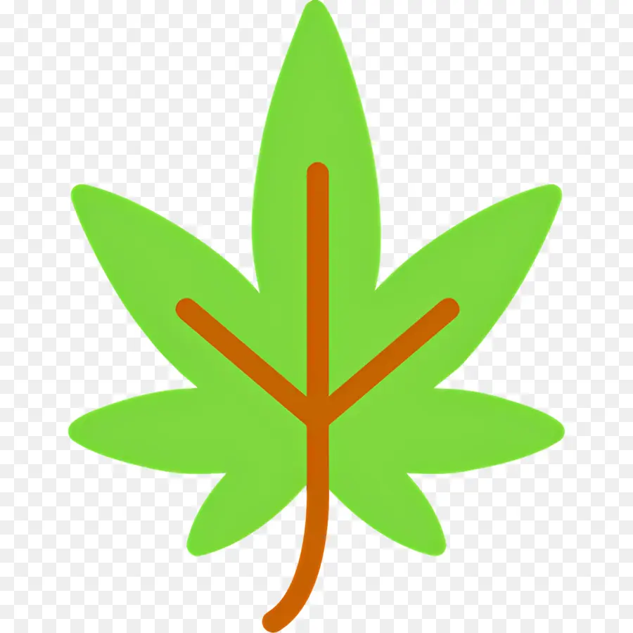 Hoja De Cannabis，Hoja PNG