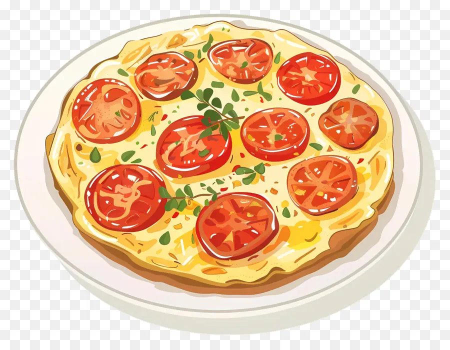 Tortilla Española，Pizza PNG