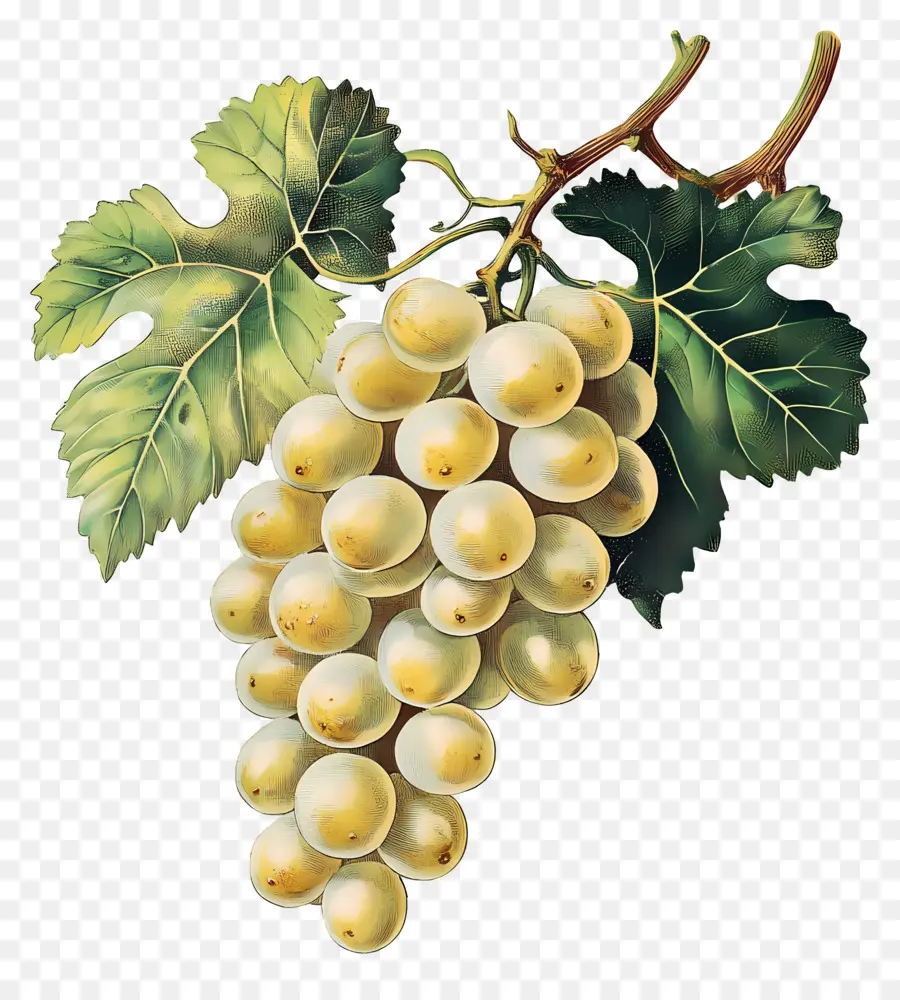 Racimo De Uva，Uvas Amarillas PNG