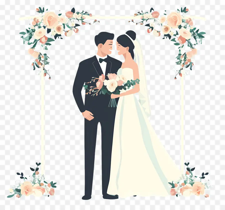 Los Novios，Pareja De Novios PNG