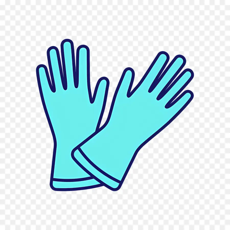 Guantes，Guantes Azules PNG