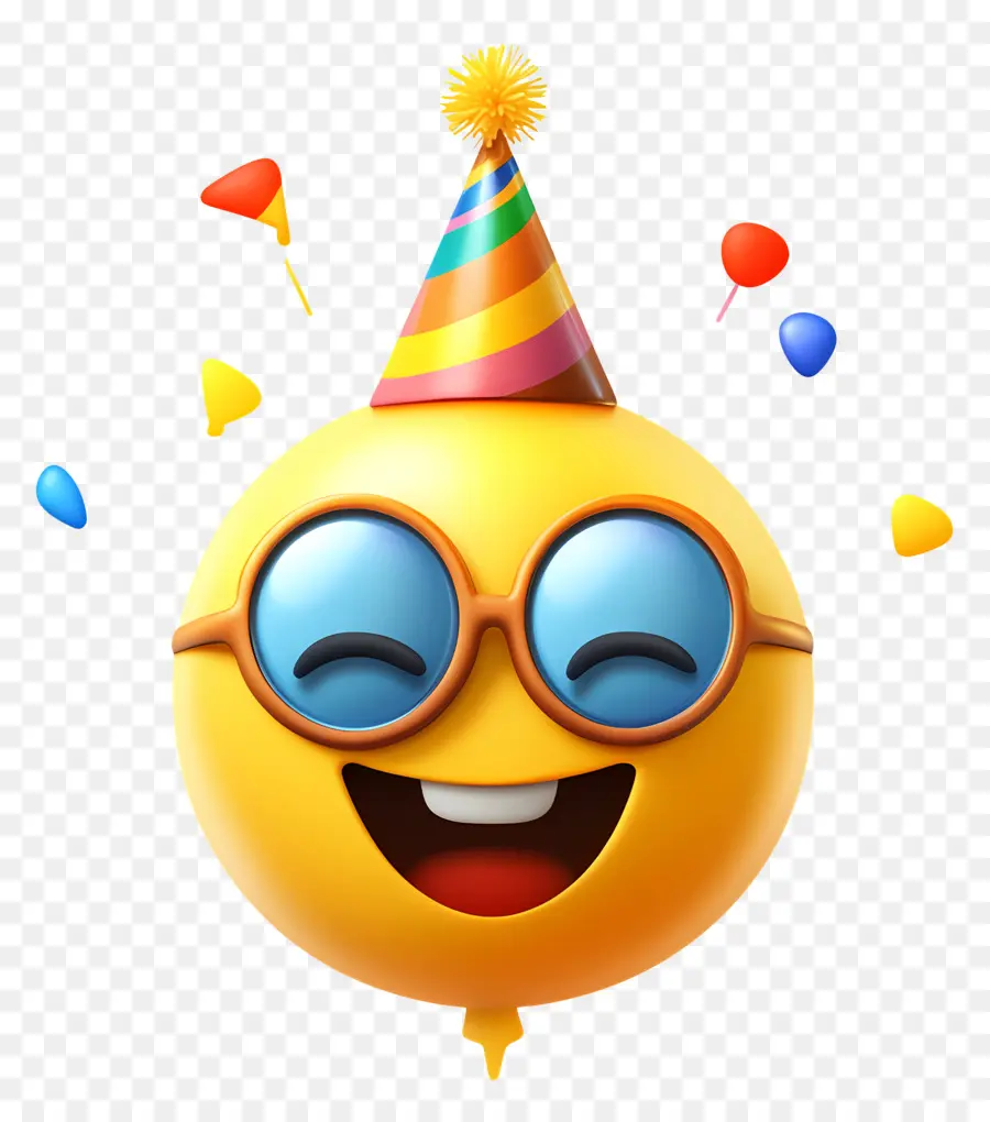 Cumpleaños Emoji，Emoji De Fiesta PNG