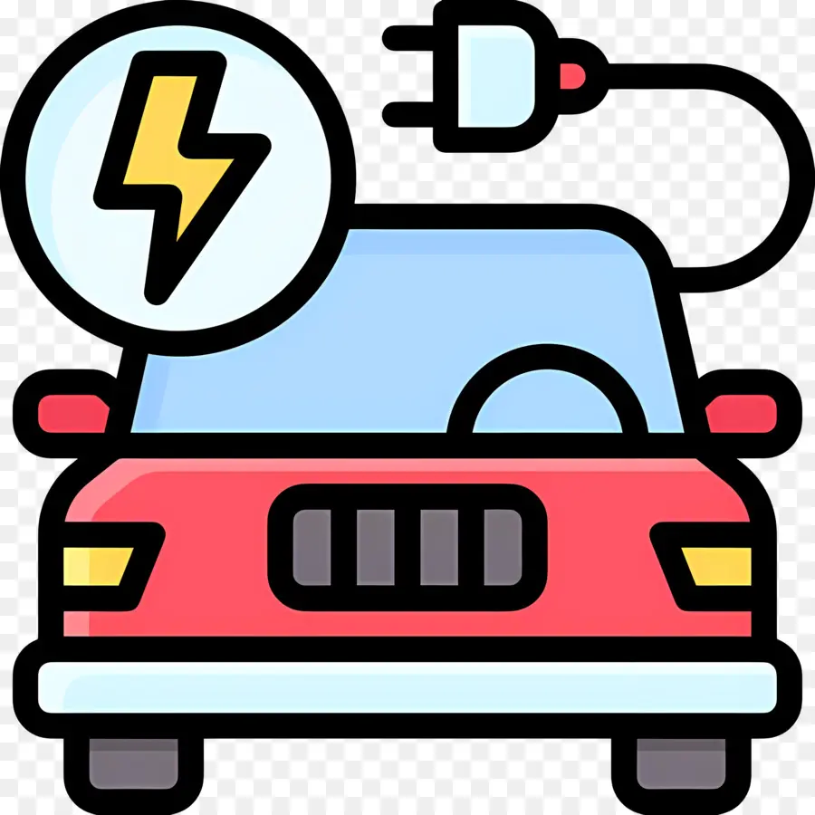 Coche Electrico，Coche Eléctrico PNG