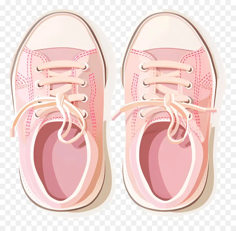 Zapatos De Bebe，Zapatos Rosas PNG