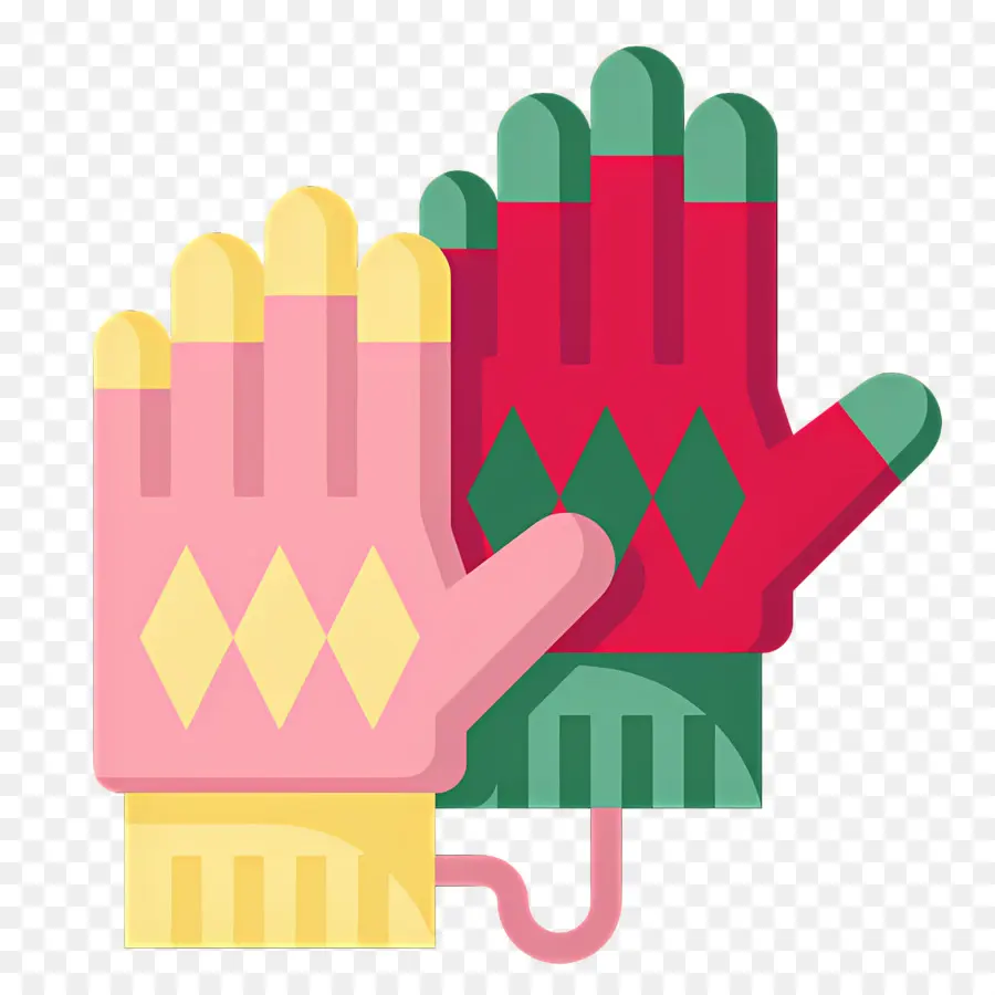 Guantes，Guantes Coloridos PNG