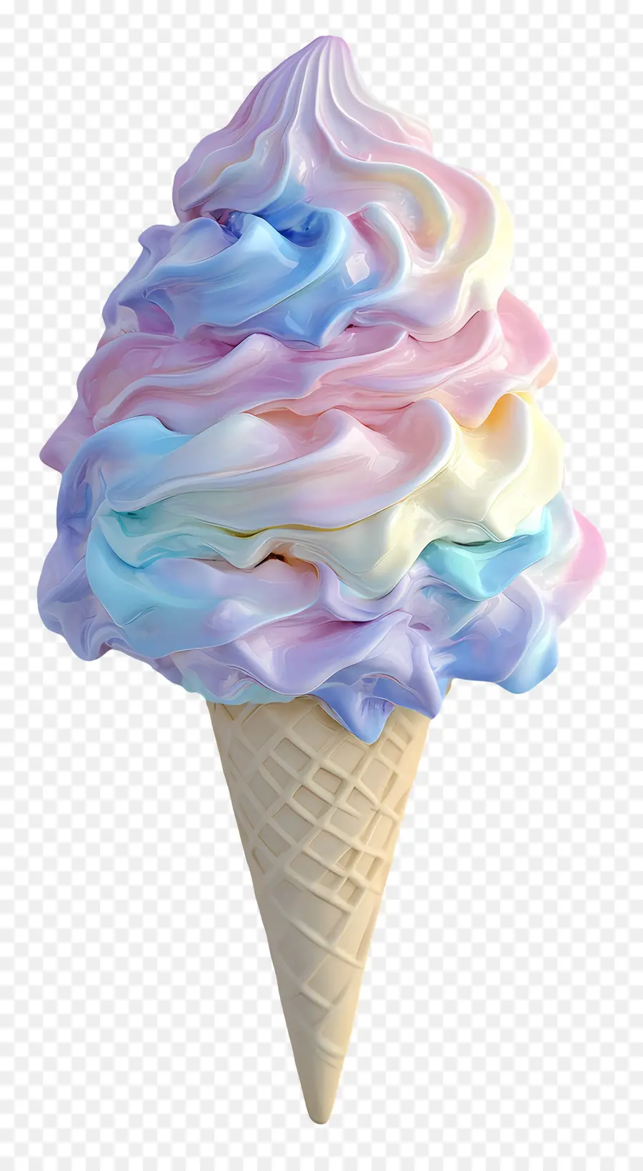 Helado De Pastel，Helado Colorido PNG