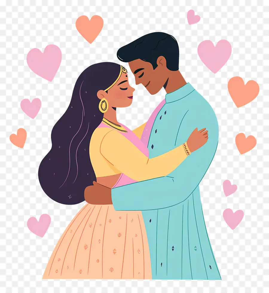 Novia Y Novio Indios，Pareja PNG