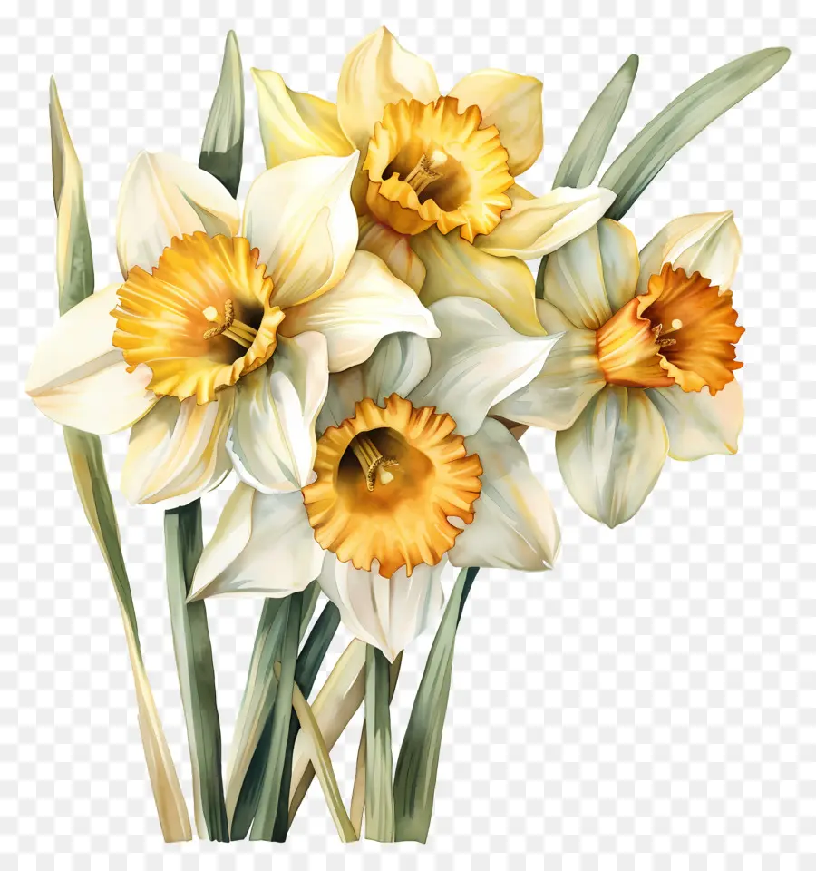 Ramo De Narcisos，Narciso PNG