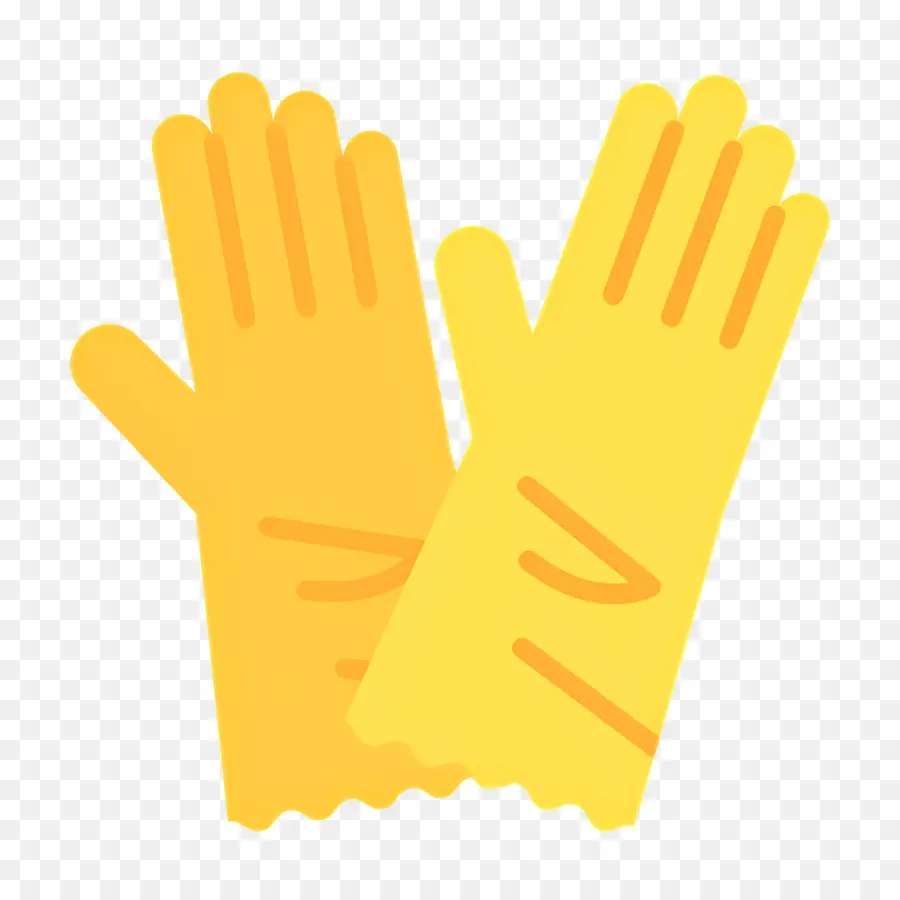 Guantes，Guantes Amarillos PNG