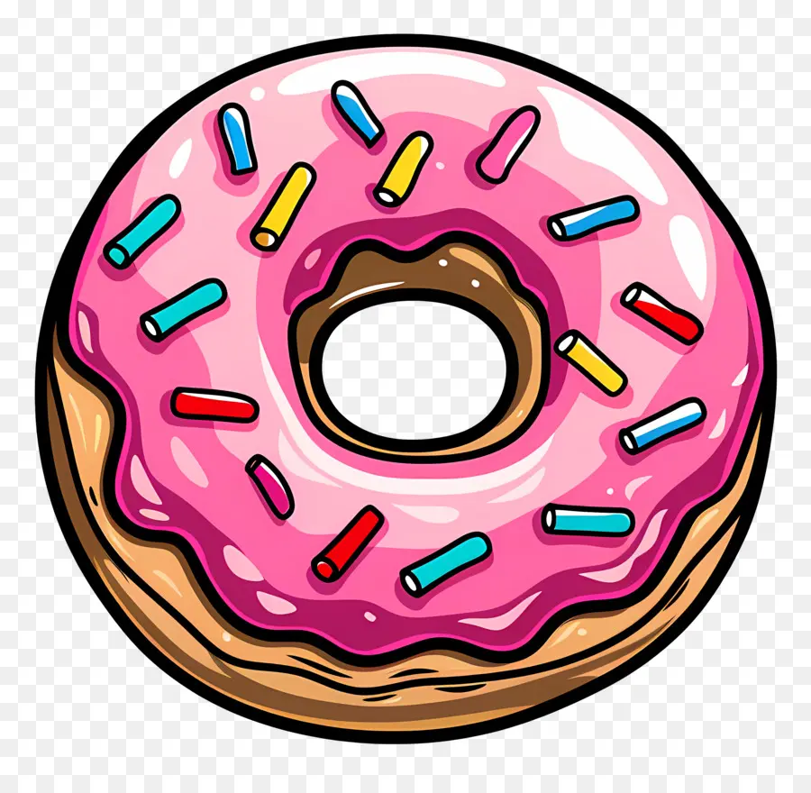 Donut Animado，Rosquilla PNG