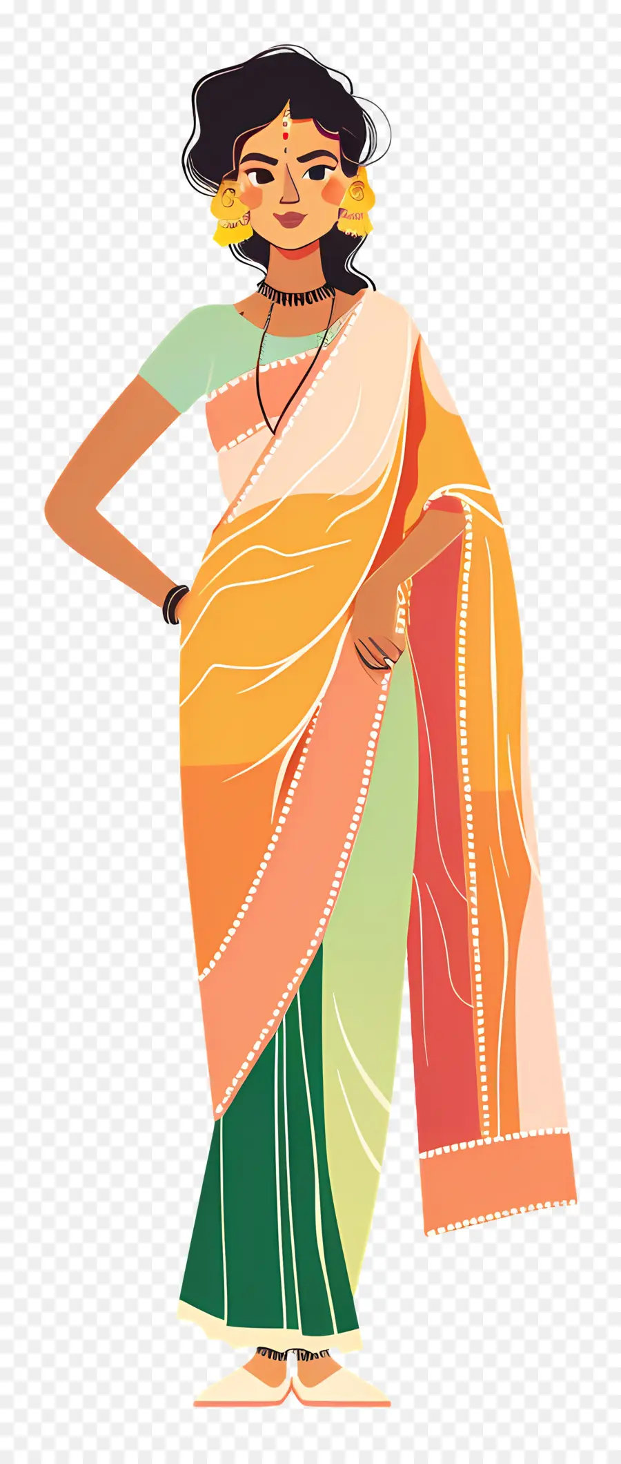 Sari Indio，Mujer Tradicional PNG