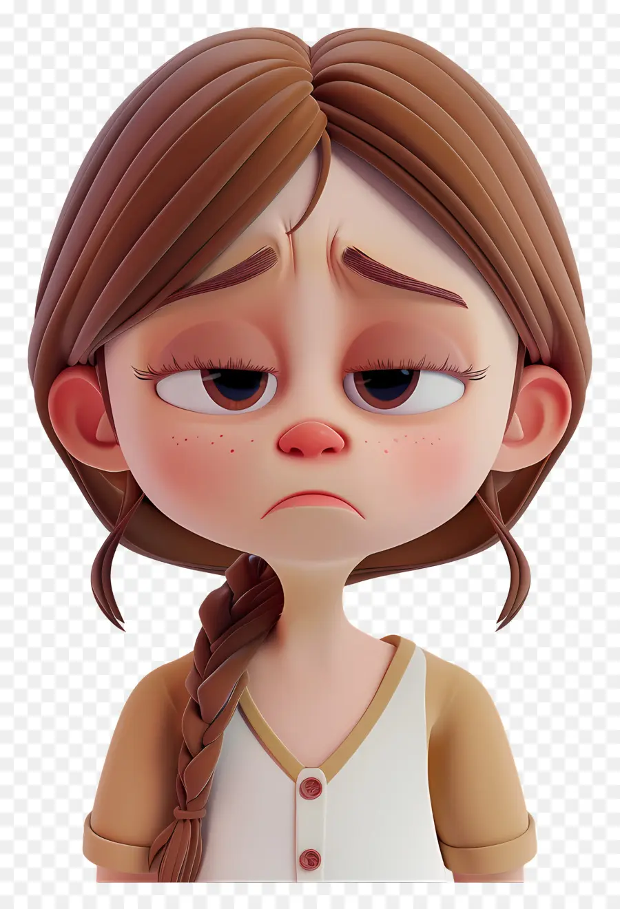 Niña Triste，Dibujos Animados PNG