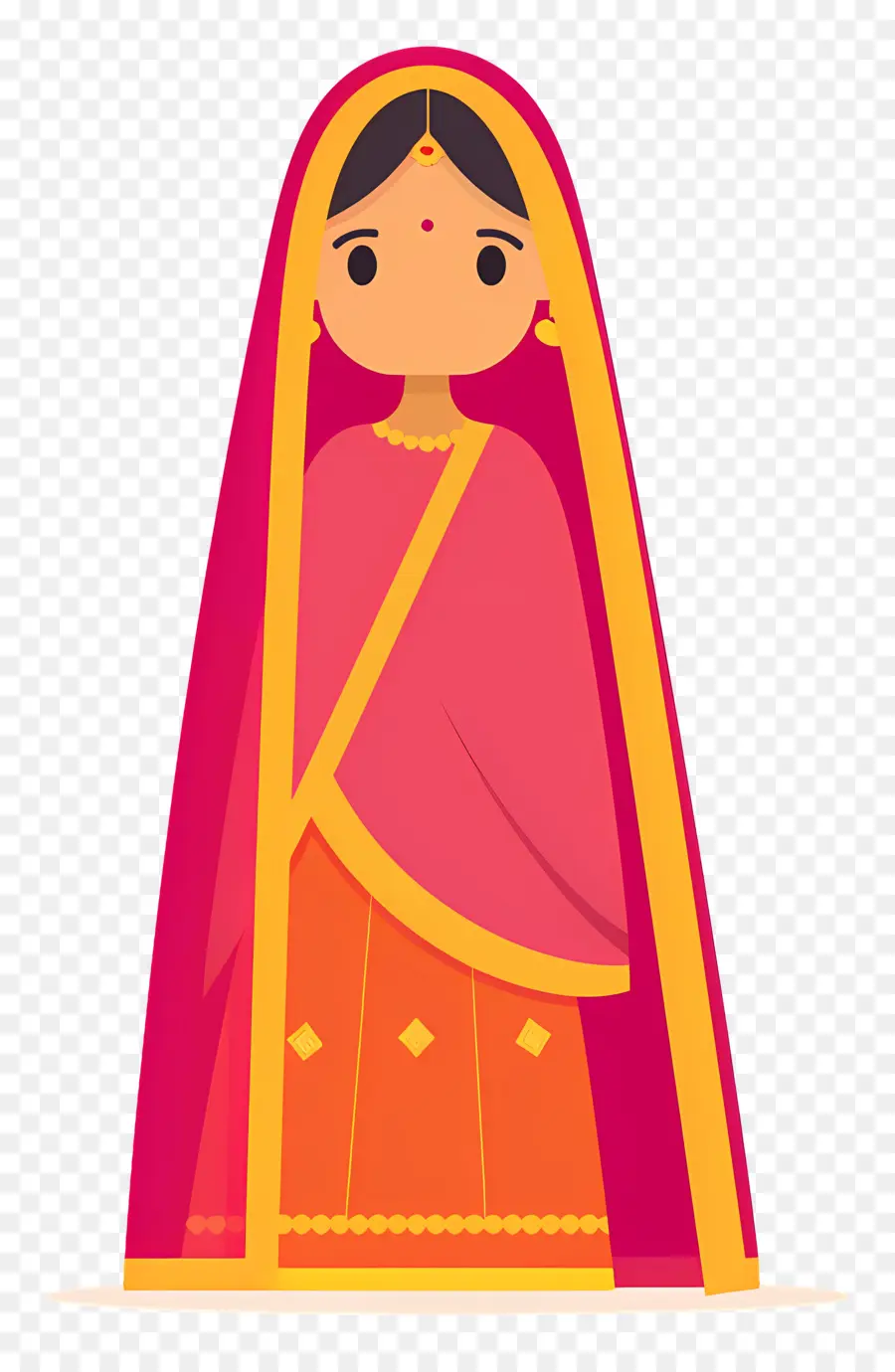 Novia India，Vestido Tradicional PNG