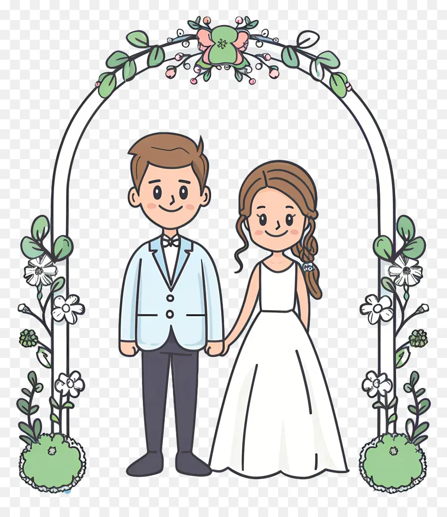 Los Novios，Pareja De Novios PNG