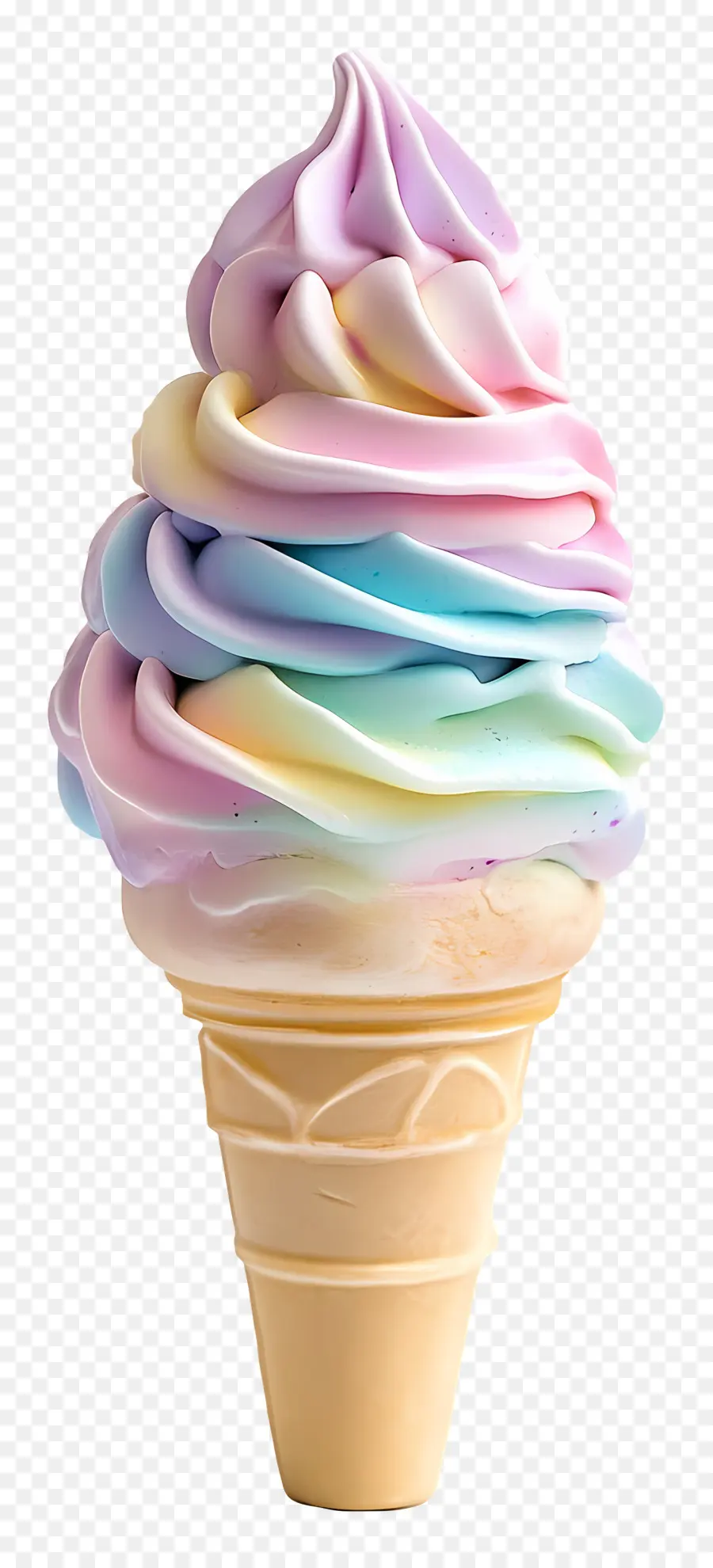 Helado De Pastel，Helado Colorido PNG