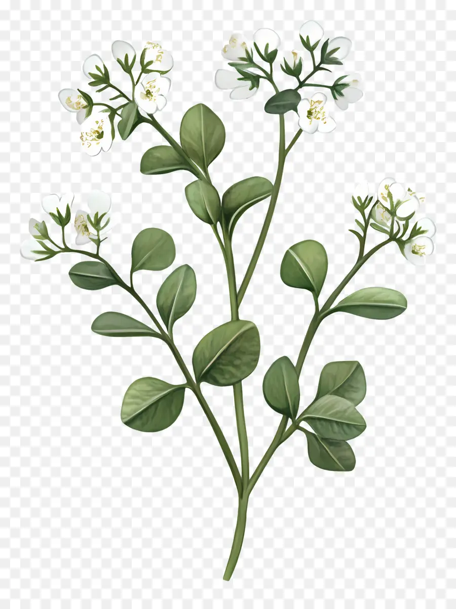 Hierba Floreciente Con Escorbuto，Planta PNG