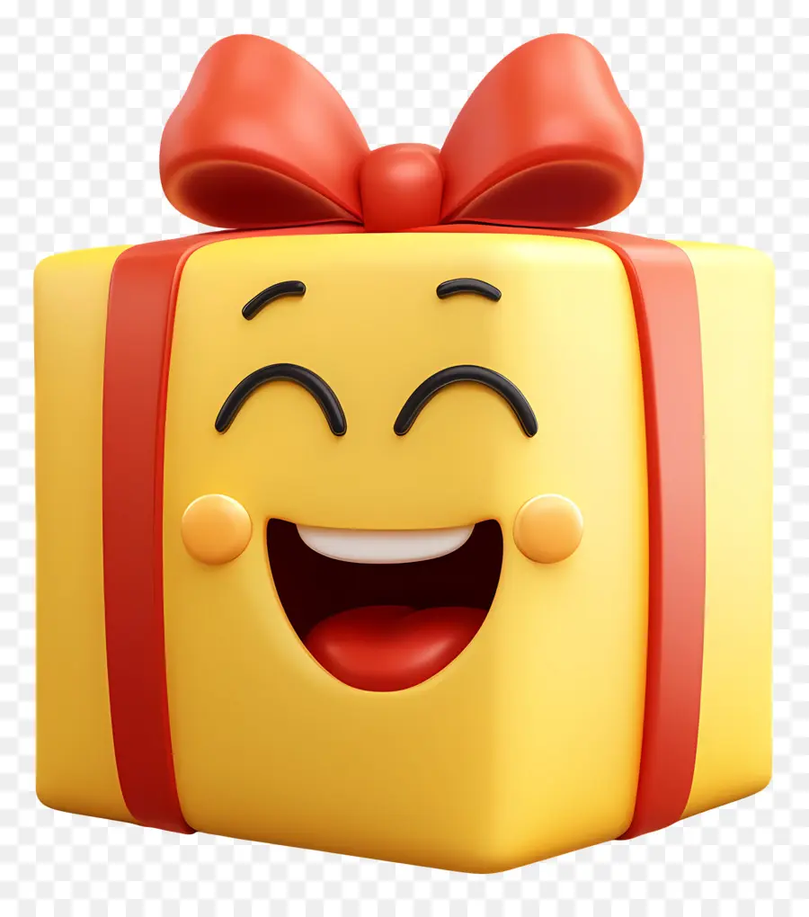 Cumpleaños Emoji，Caja De Regalo Feliz PNG