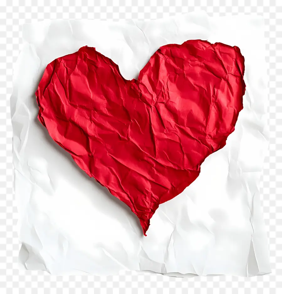 Nota De Amor，Corazon Rojo PNG