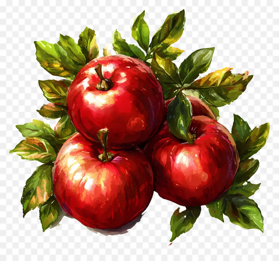 Rosh Hashaná，Manzanas Rojas PNG