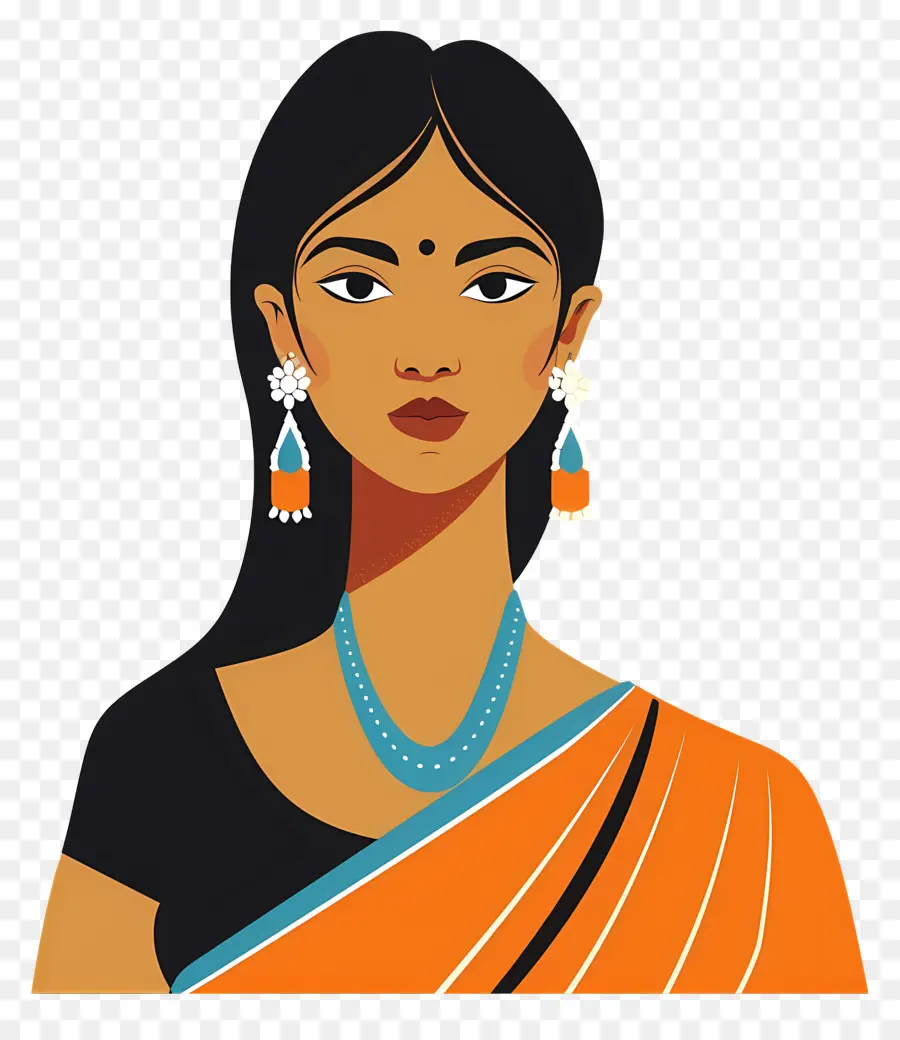 Niña India，Mujer Tradicional PNG