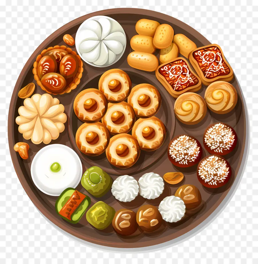 Dulces Indios，Galletas PNG