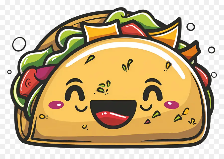 Tacos，Taco Sonriente PNG