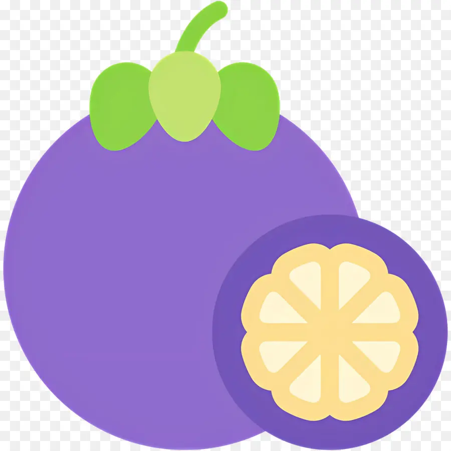 Mangostán，Púrpura PNG