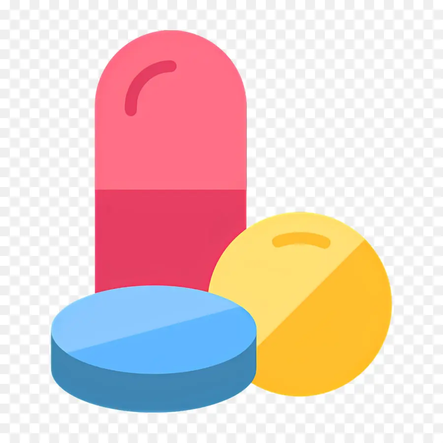 Pastillas Para Tabletas，Pastillas De Colores PNG