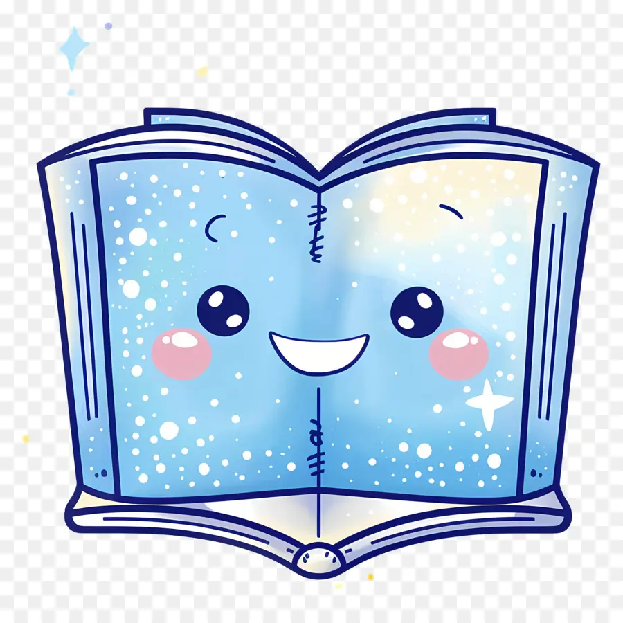 Libro De Dibujos Animados，Libro Sonriente PNG