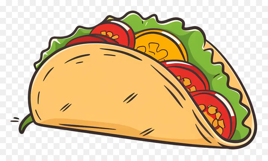 Tacos，Dibujos Animados PNG