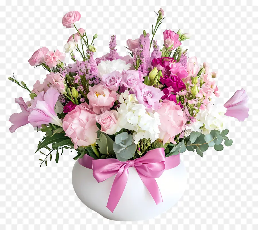 Flores De Cumpleaños，Ramo De Flores PNG