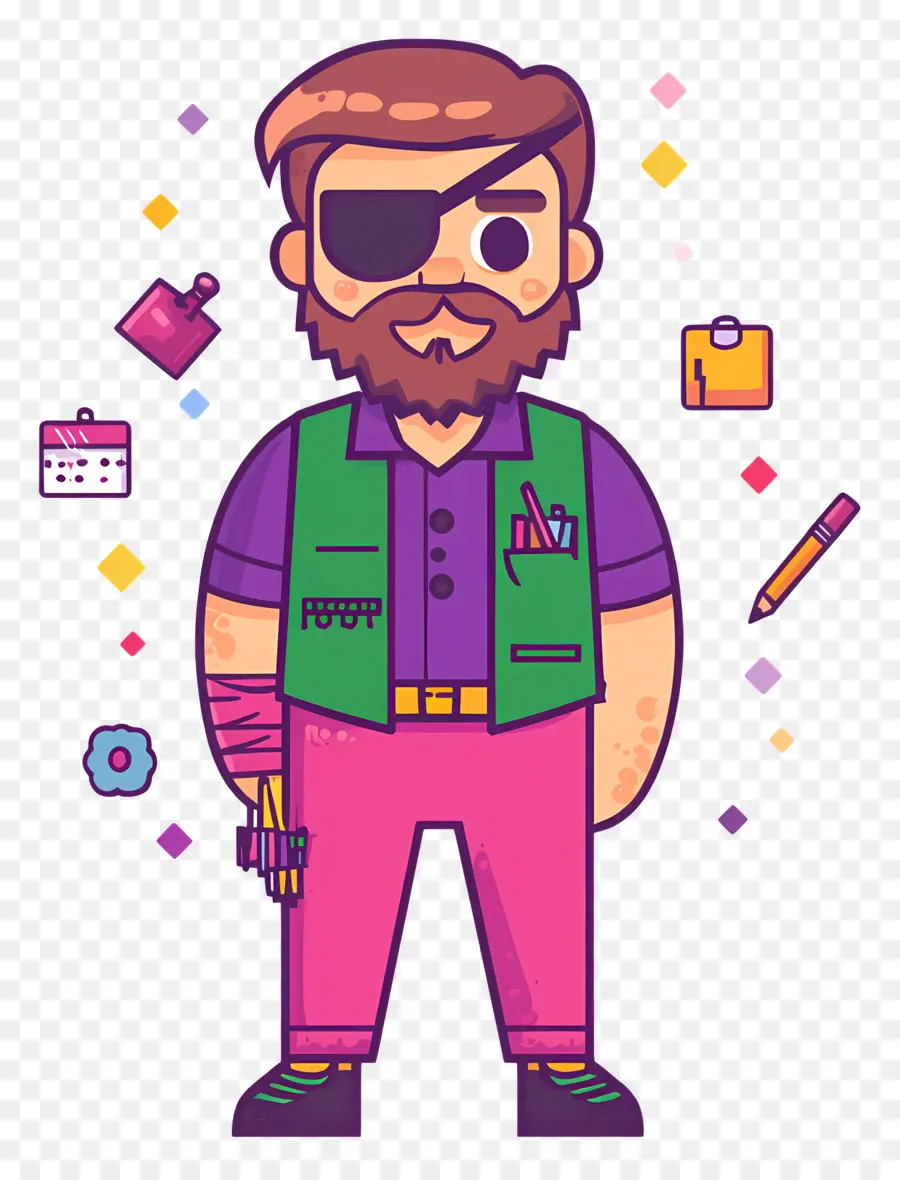 Personaje De Dibujos Animados，Hombre PNG