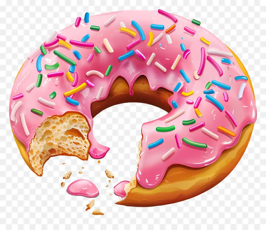 Donut Animado，Donut Colorido PNG