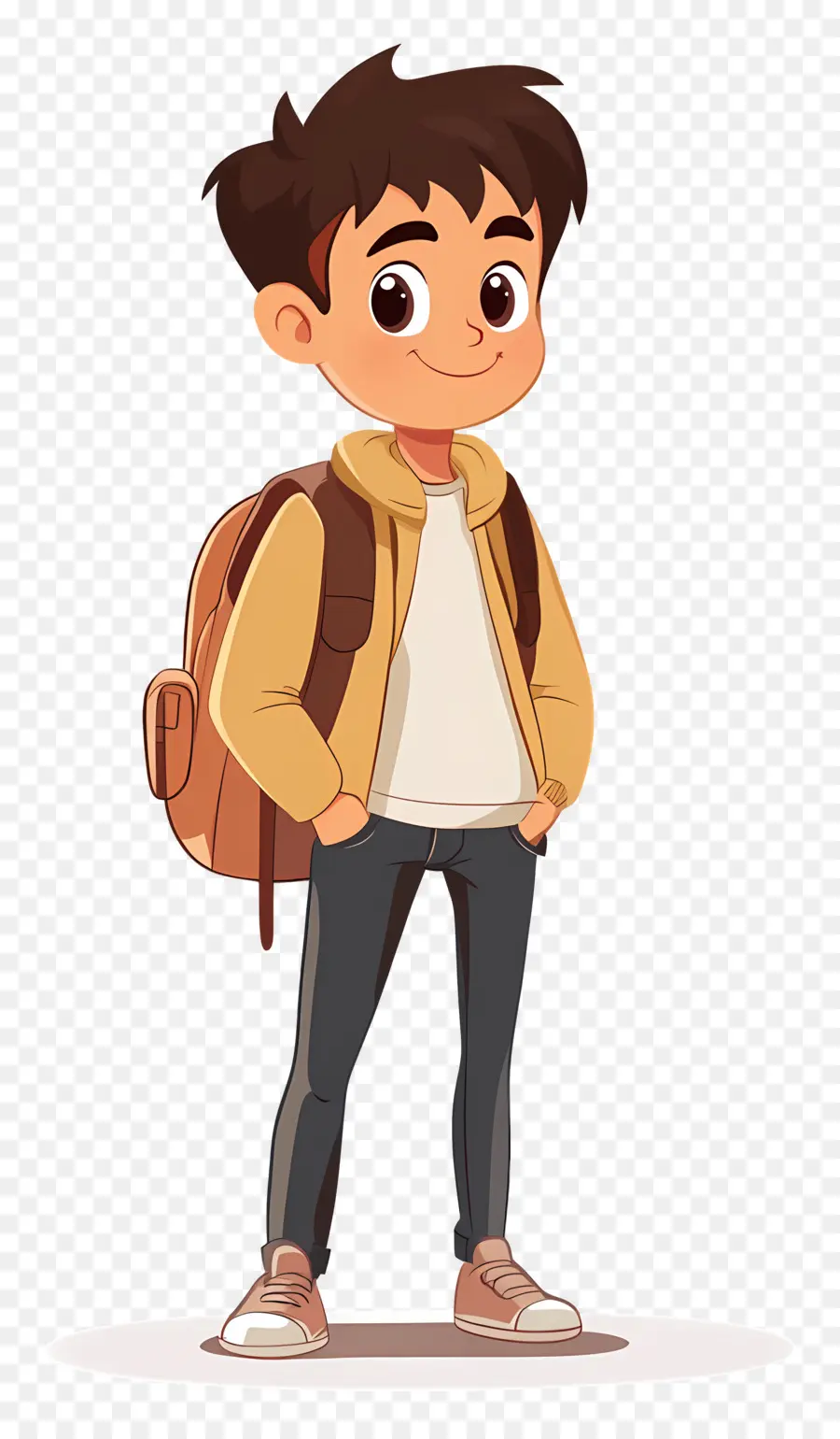 Estudiante Animado，Niño De Dibujos Animados PNG