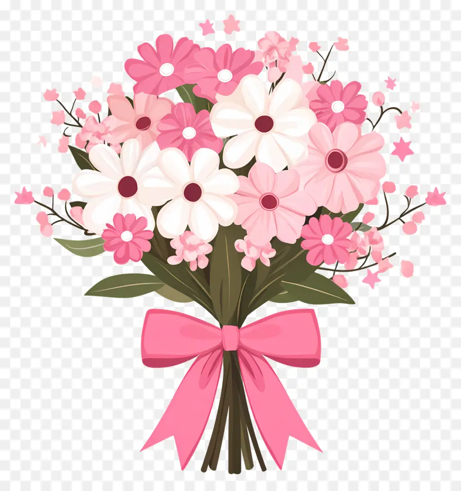 Flores De Cumpleaños，Ramo De Flores PNG