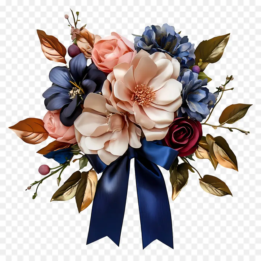 Flores De Cumpleaños，Ramo De Flores PNG