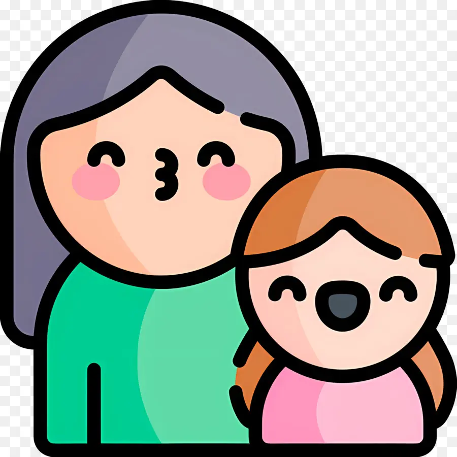 Madre E Hija，Abuela Y Niño PNG