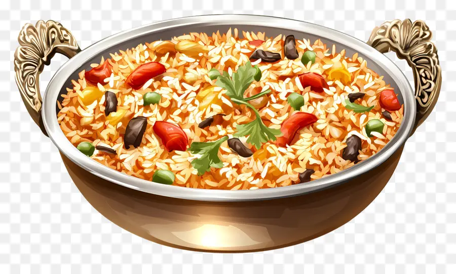 Biriyania，Delicioso Plato De Arroz PNG