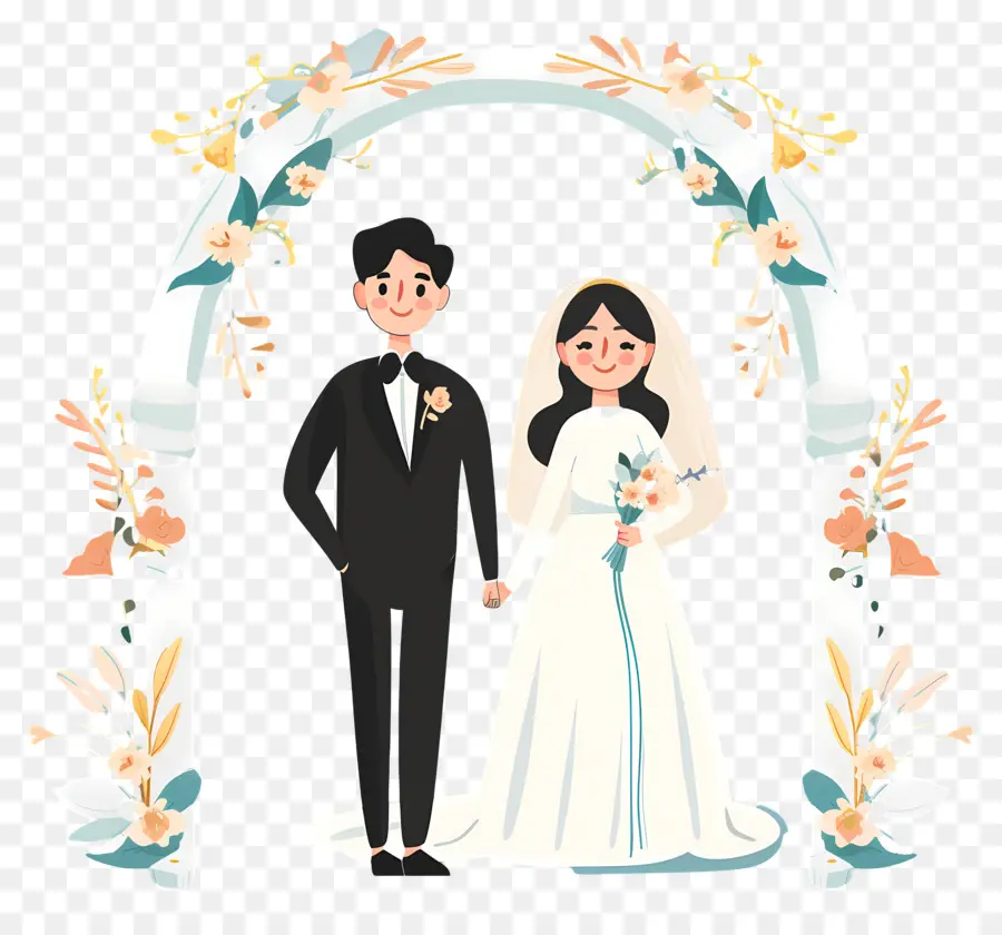 Los Novios，Pareja De Novios PNG