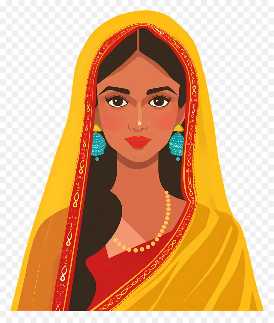 Novia India，Novia En Vestido Rojo PNG