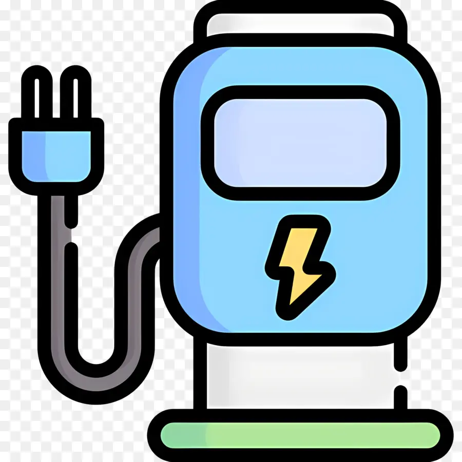 Estación De Carga，Cargador Eléctrico PNG