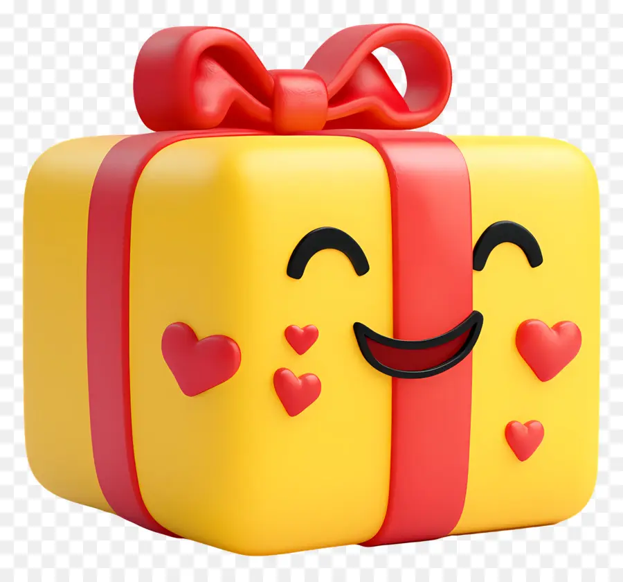 Cumpleaños Emoji，Caja De Regalo PNG