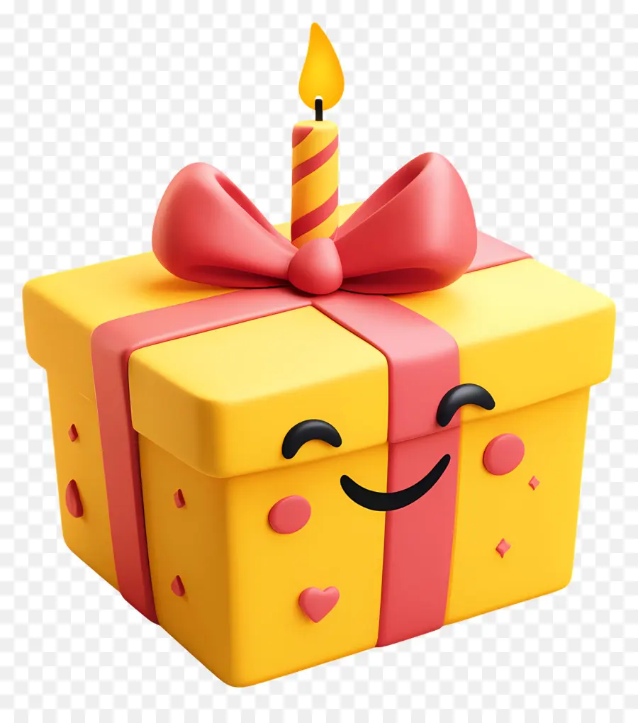 Cumpleaños Emoji，Caja De Regalo De Cumpleaños PNG