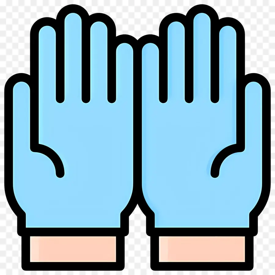 Guantes，Guantes Azules PNG