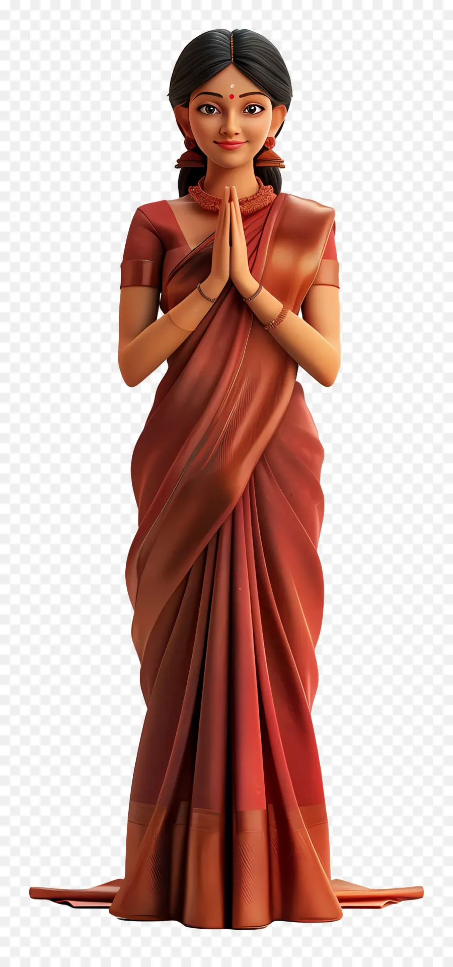 Mujer India，Mujer En Traje Tradicional PNG